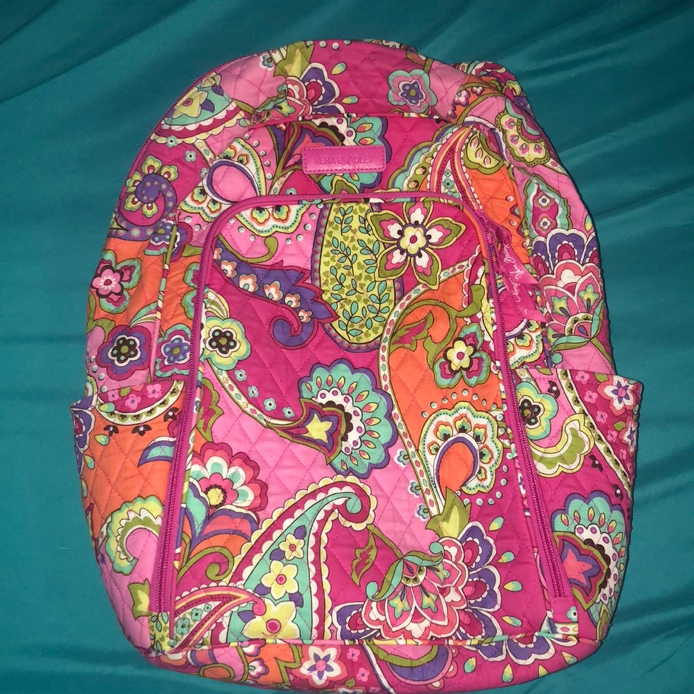 Vera Bradley Backpack in a pinky pattern!
